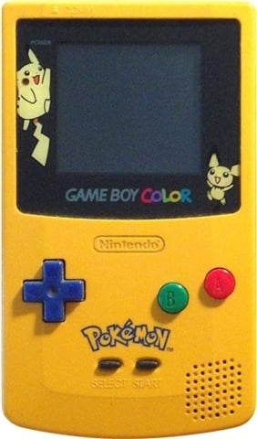 Nintendo Gameboy colour pikachu edition